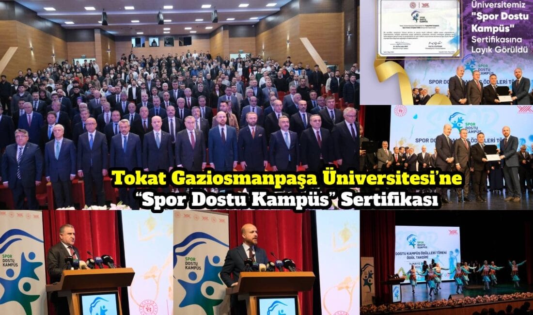 Tokat Gaziosmanpaşa Üniversitesi (TOGÜ), öğrenciler ve personel için spor olanaklarını