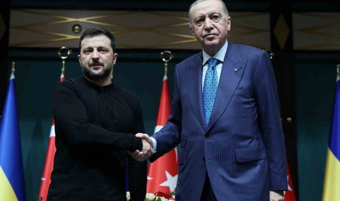 Cumhurbaşkanı Recep Tayyip Erdoğan, Ukrayna Devlet Başkanı Volodimir Zelenskiy ile