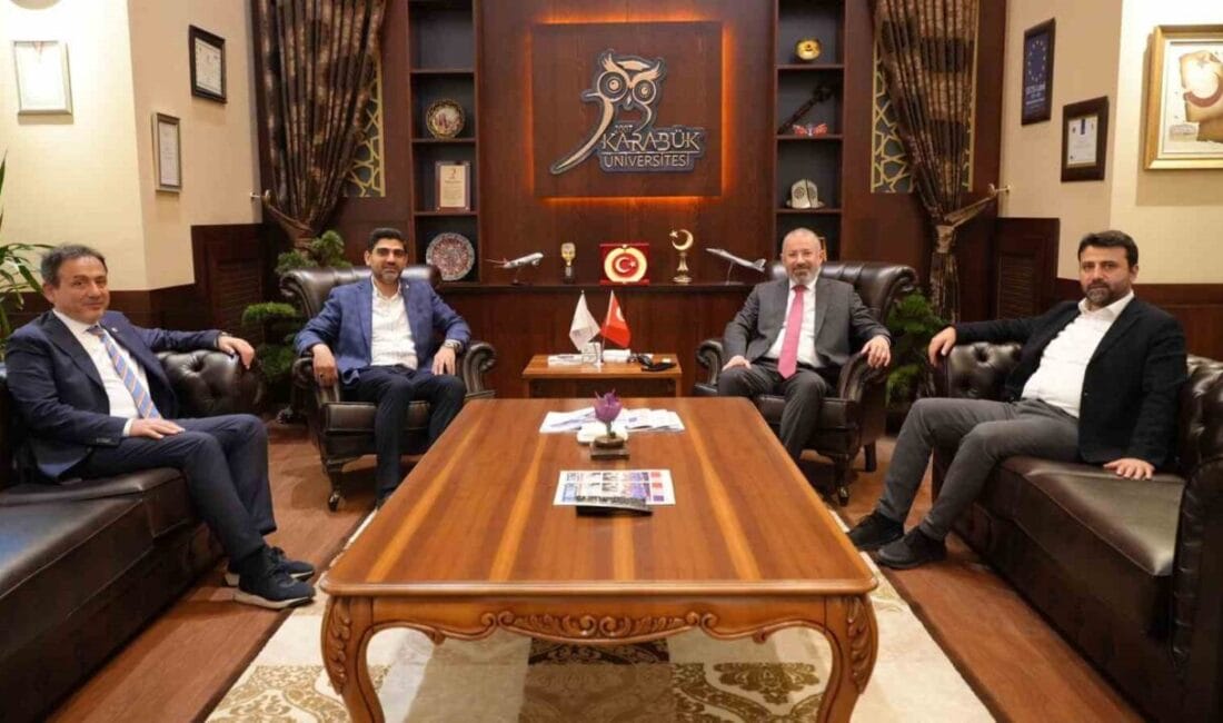 AK Parti Karabük Milletvekilleri ve İl Başkanı, Rektör Kırışık ile bir araya geldi AK Parti Karabük Milletvekilleri Ali Keskinkılıç ve Cem Şahin ile
