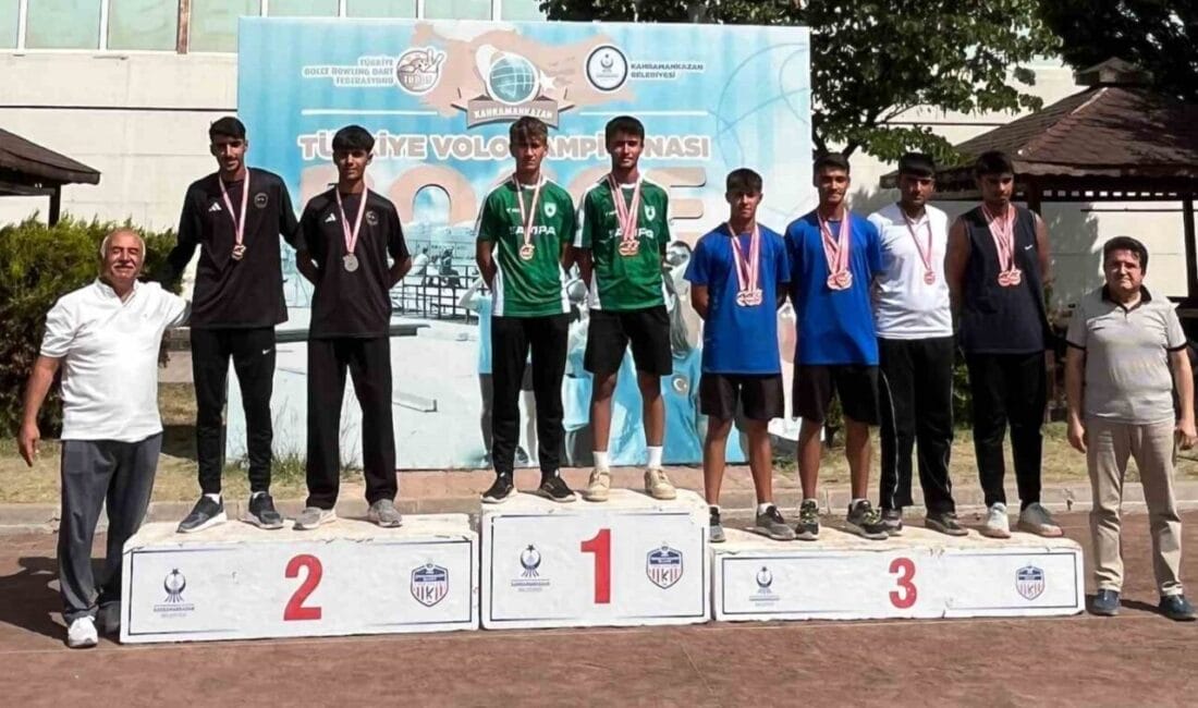 Ankara Kahramankazan’da düzenlenen Gençler Bocce Volo Türkiye Şampiyonası’nda Alaçamspor, Türkiye