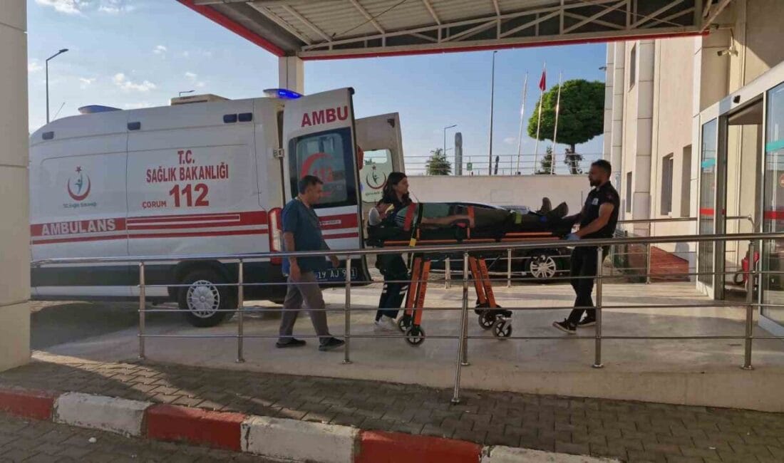Çorum’un Alaca ilçesinde iki aracın kafa kafaya çarpışması sonucu 4