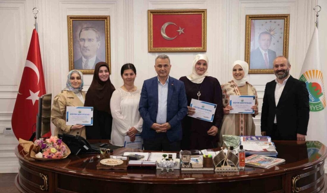 Samsun’un İlkadım Belediyesi tarafından, girişimci olmak isteyen kadınlara yönelik düzenlenen