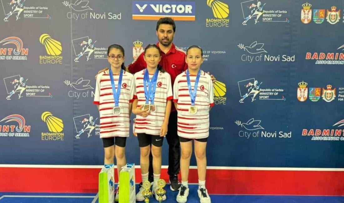 Kayserili Milli Badminton Sporcuları, Sırbistan’da düzenlenen Serbian Youth İnternational /Novi