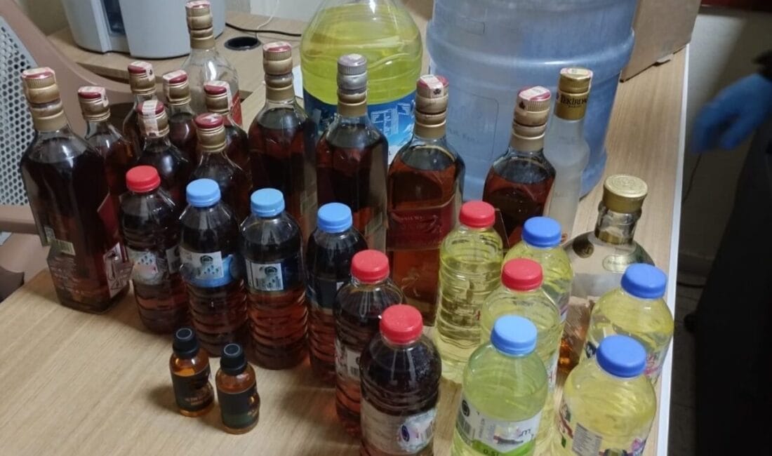 Niğde’nin Çiftlik ilçesinde sahte alkol üretimi ve ticaretine yönelik düzenlenen