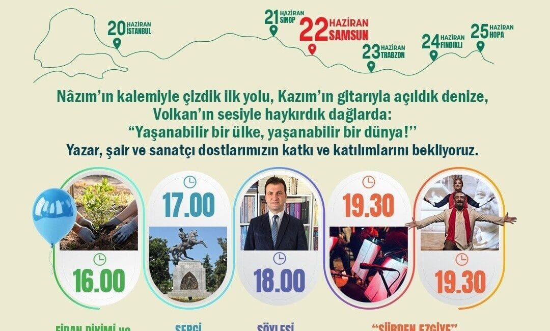 Karadeniz’in unutulmaz sanatçıları Nazım Hikmet, Kazım Koyuncu ve Volkan Konak
