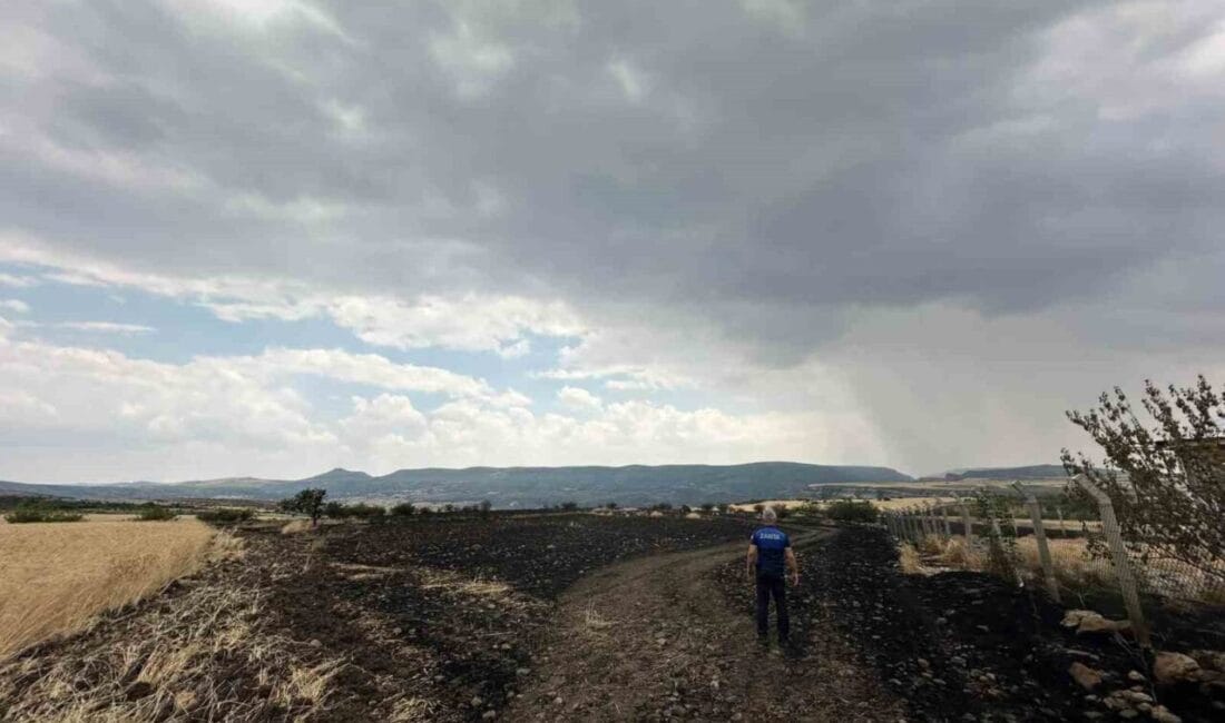 Ankara’nın Güdül ilçesinde bulunan tavuk çiftliğinde yakılan ateş, yanında bulunan